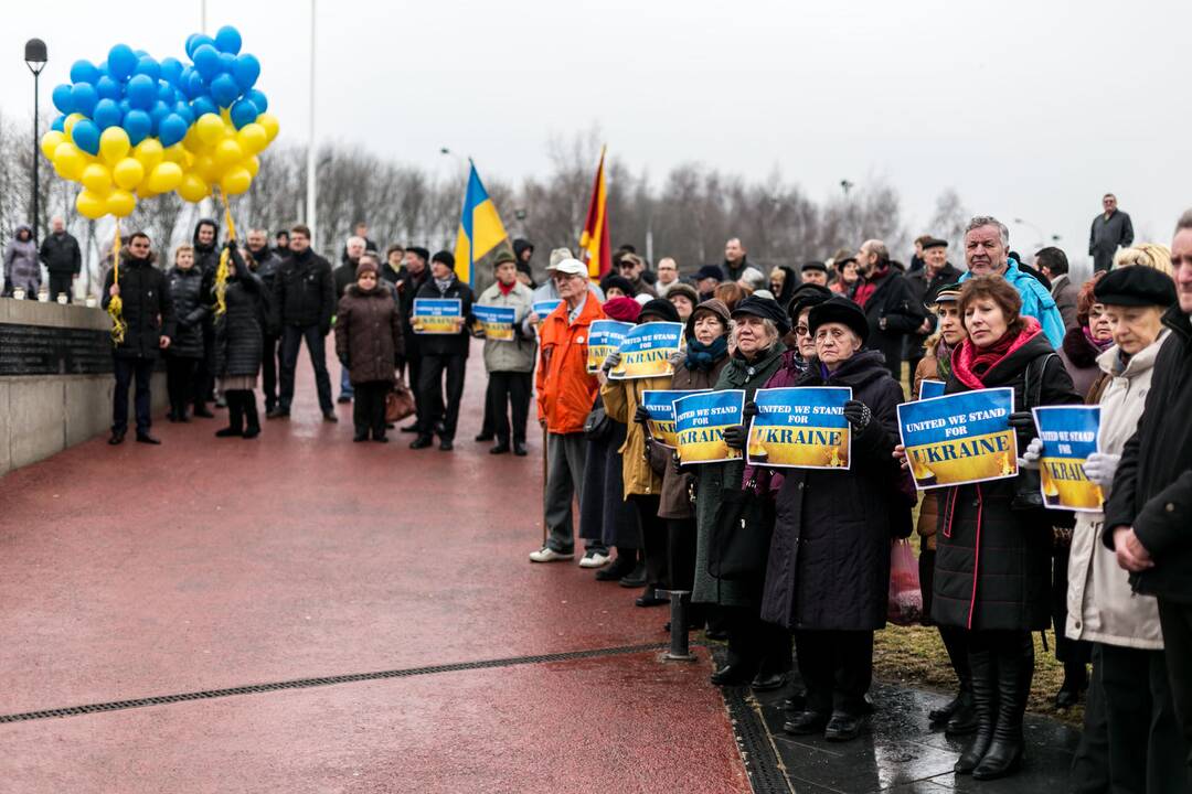 Ukrainos palaikymo akcija