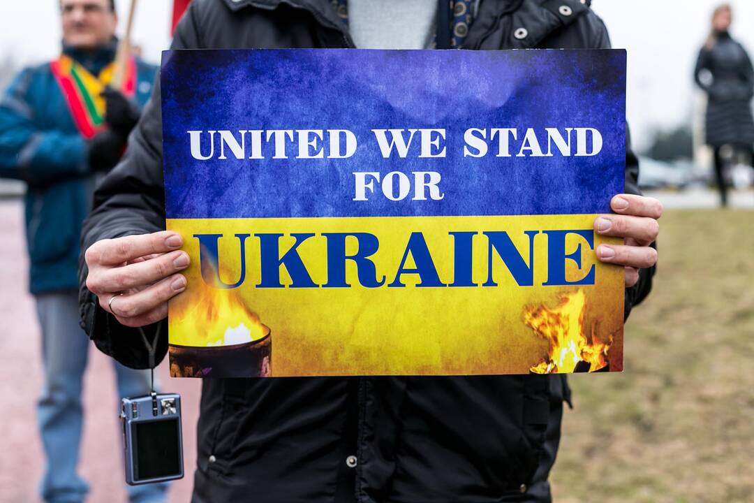 Ukrainos palaikymo akcija