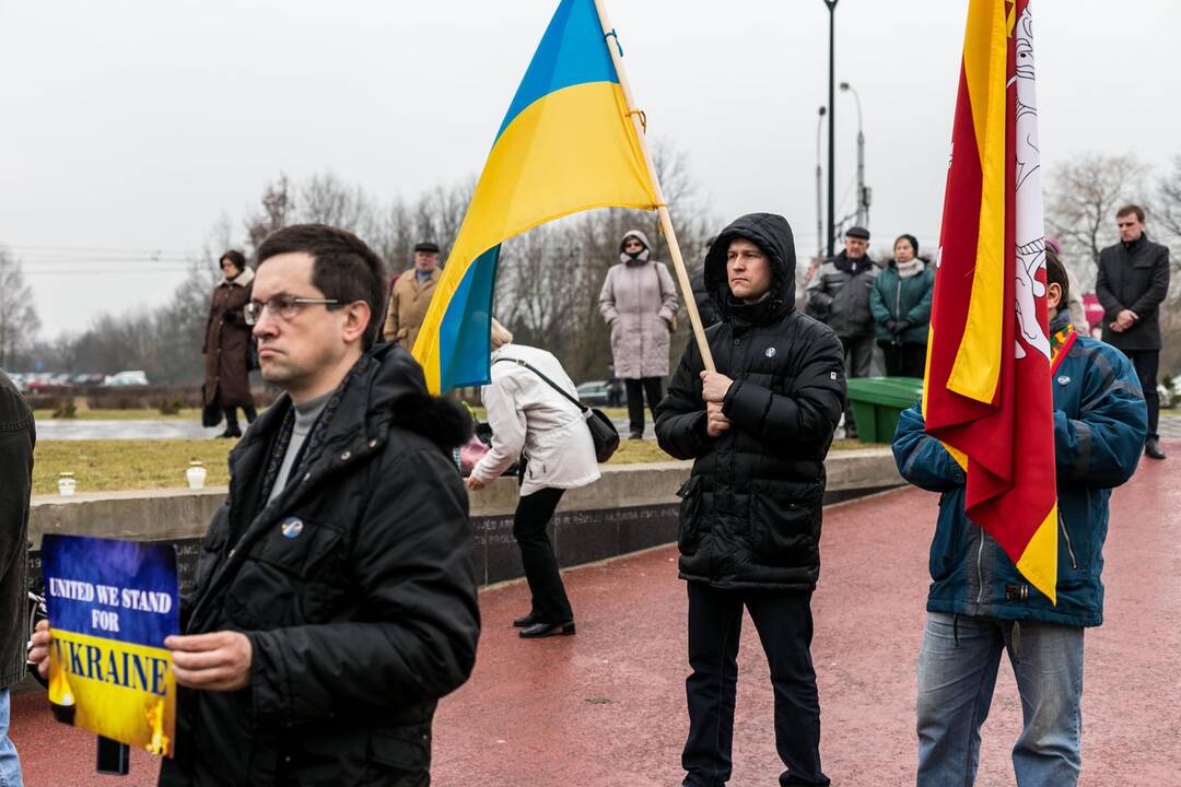 Ukrainos palaikymo akcija
