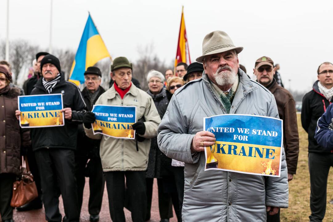 Ukrainos palaikymo akcija