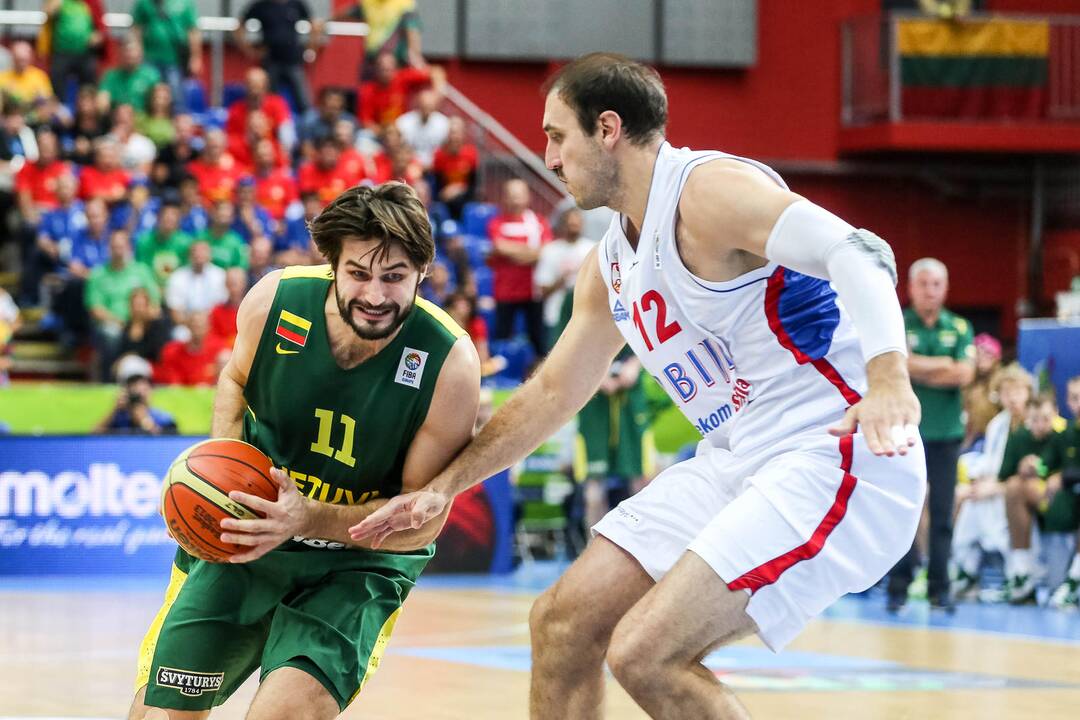 Eurobasket: Lietuva - Serbija