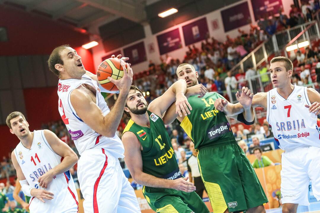 Eurobasket: Lietuva - Serbija