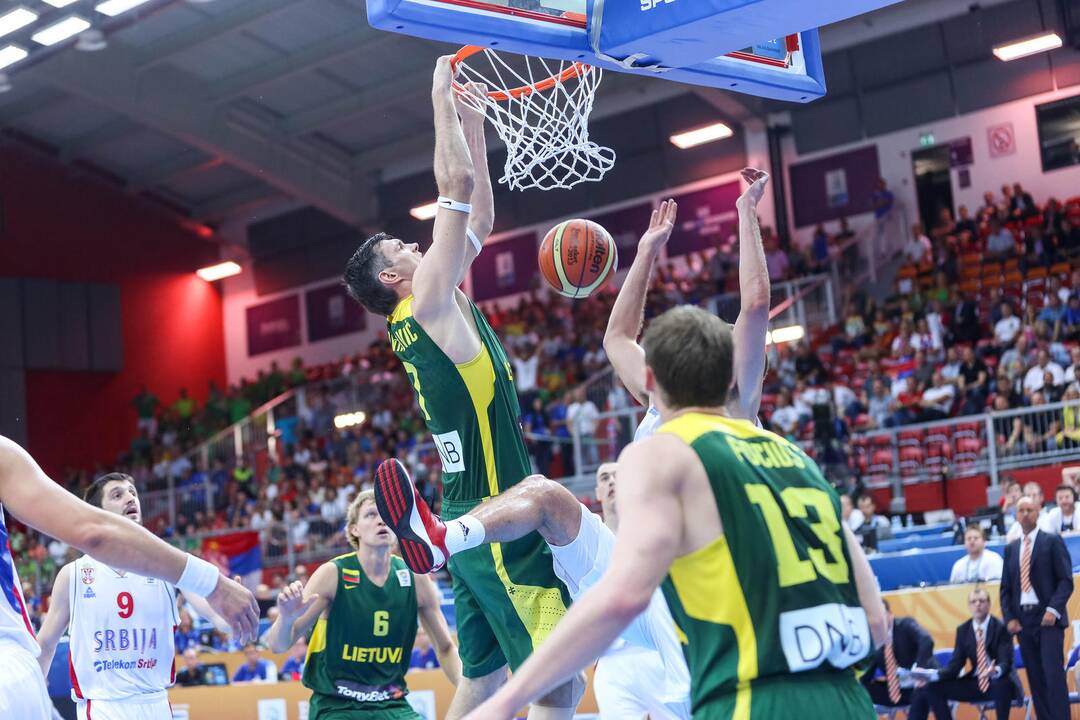 Eurobasket: Lietuva - Serbija