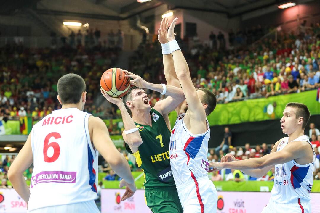 Eurobasket: Lietuva - Serbija