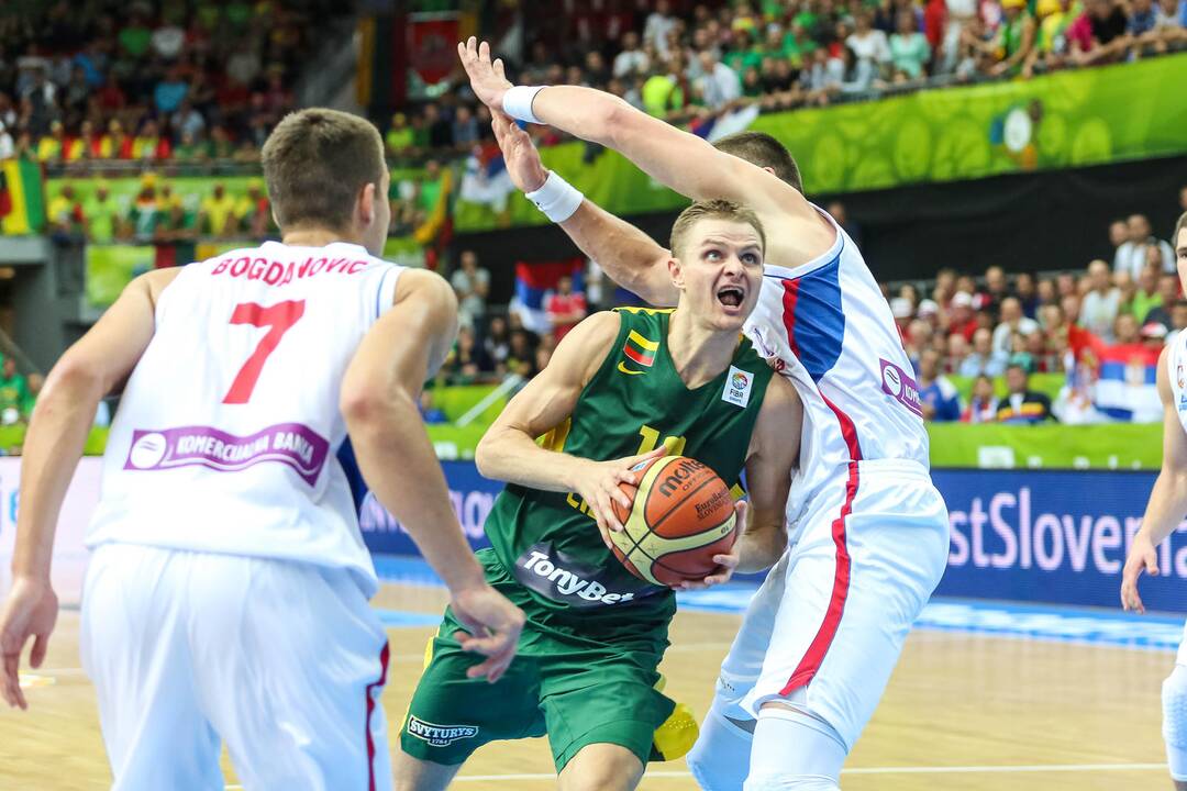 Eurobasket: Lietuva - Serbija