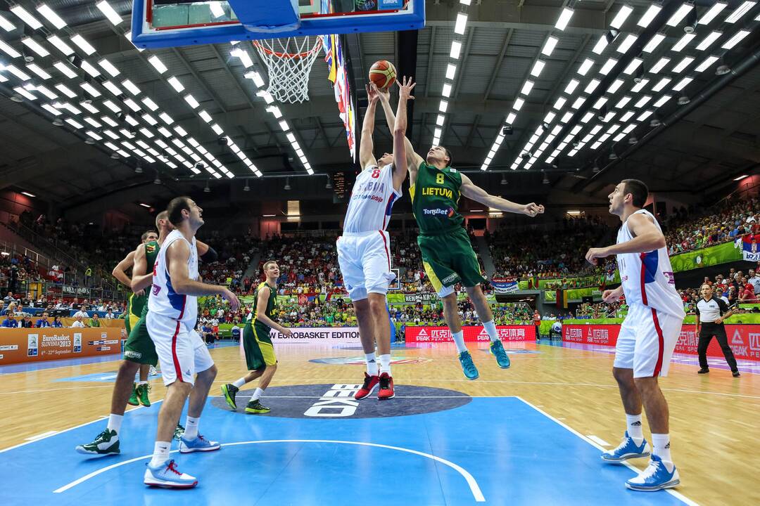 Eurobasket: Lietuva - Serbija