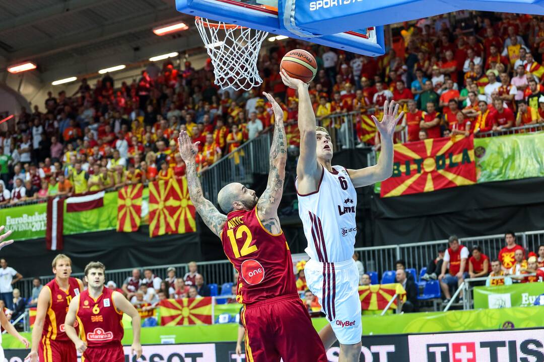 Eurobasket: Latvija - Makedonija