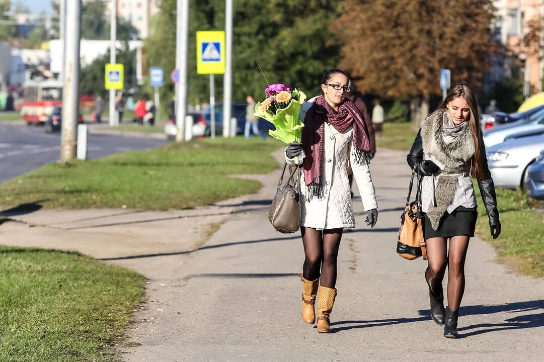 Mokytojo dienos minėjimas "Rasos" ir "Purienų" mokyklose