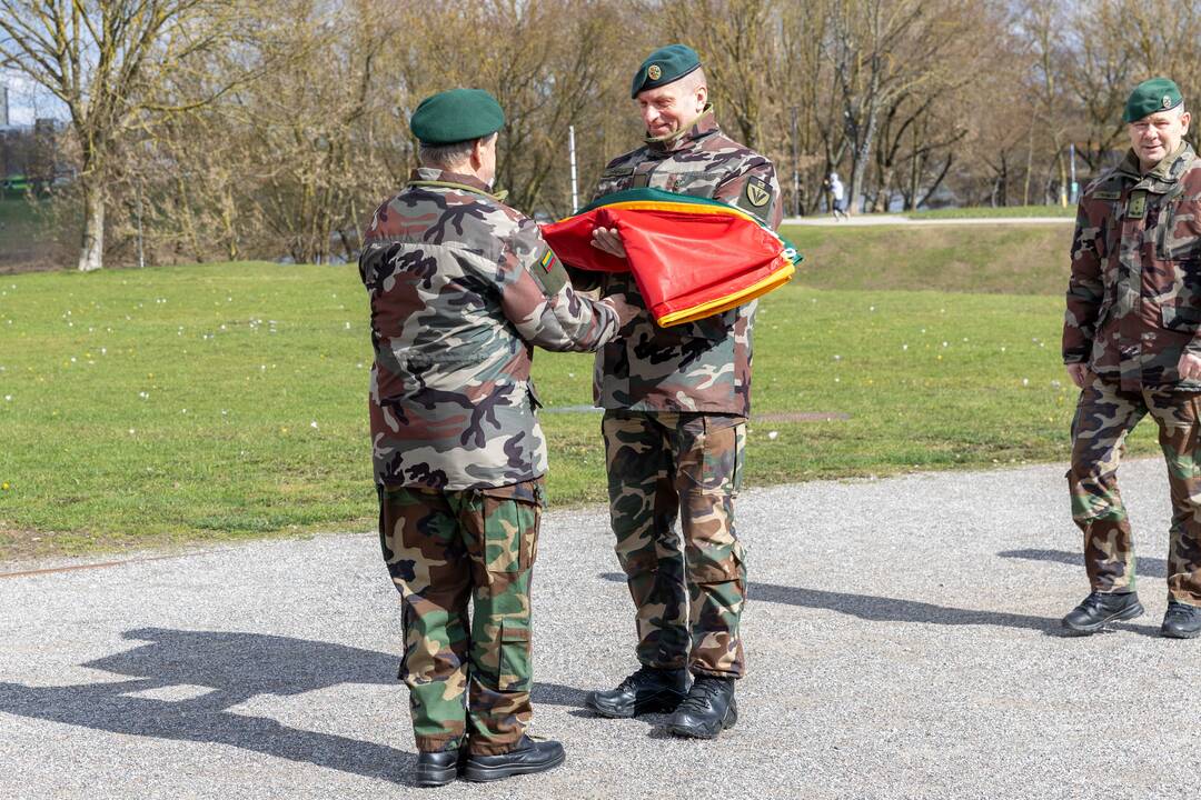 20 metų – kartu su NATO (vėliavos pakėlimas Kaune)