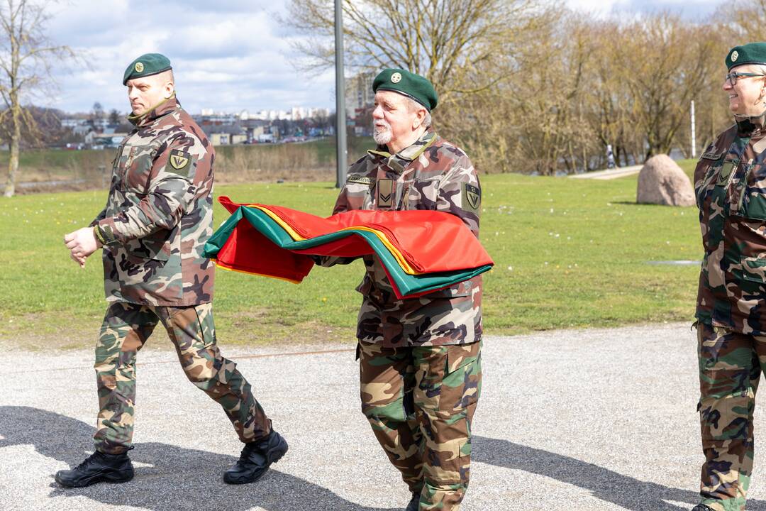 20 metų – kartu su NATO (vėliavos pakėlimas Kaune)