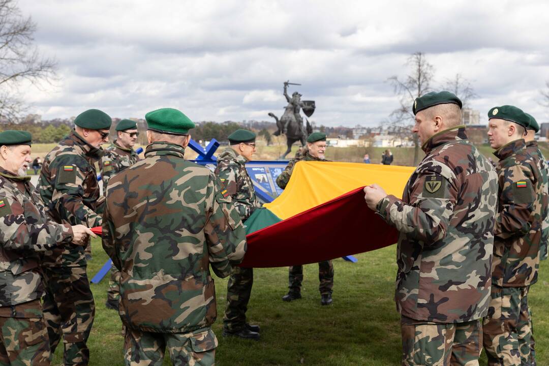 20 metų – kartu su NATO (vėliavos pakėlimas Kaune)