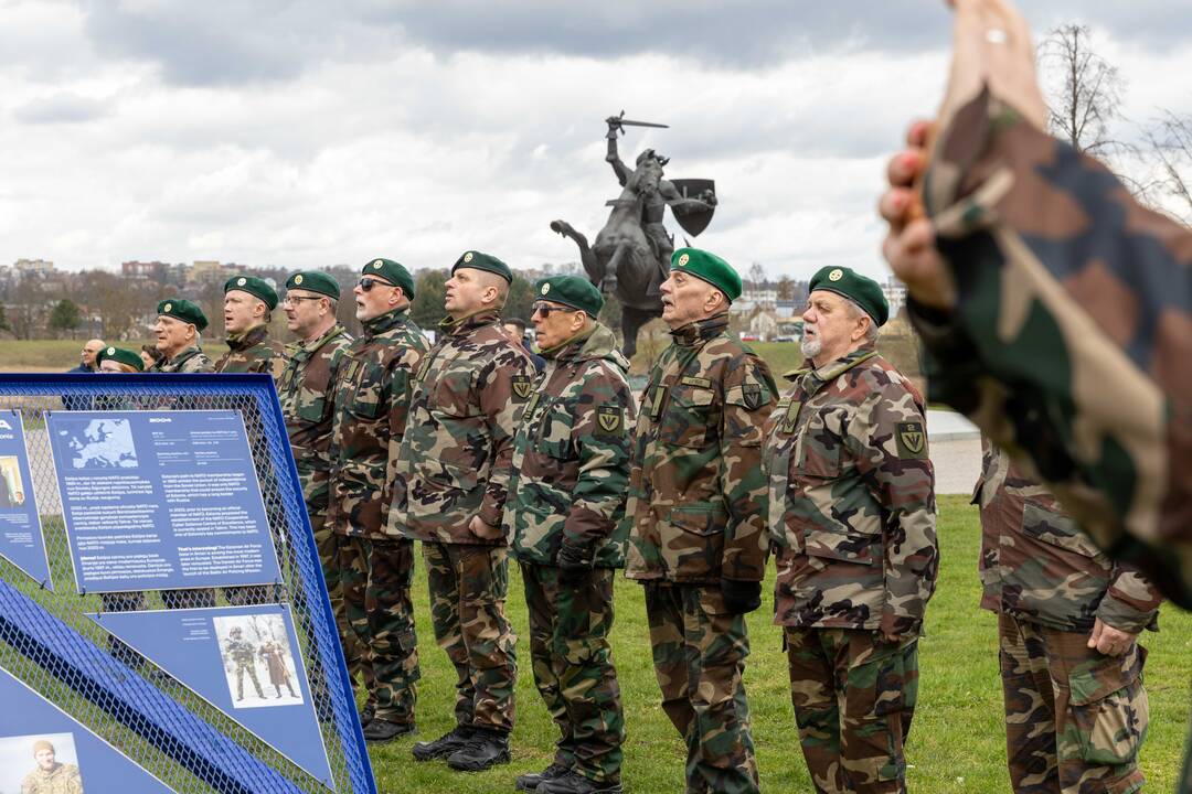 20 metų – kartu su NATO (vėliavos pakėlimas Kaune)