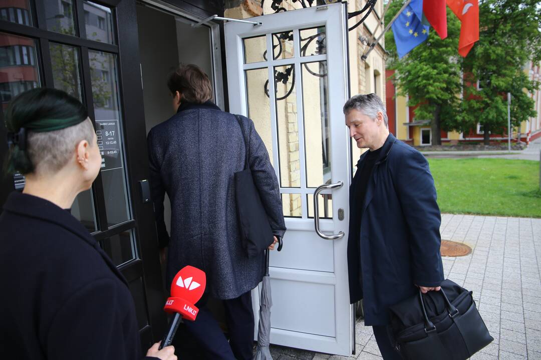 Kristijonas Bartoševičius atvyko į teismą pratęsti savo baigiamąją kalbą