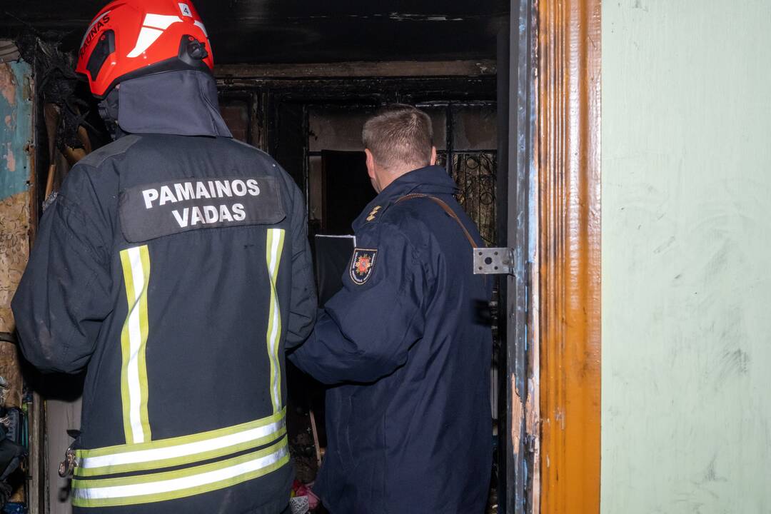 Žaliakalnyje esančiame bendrabutyje kilo gaisras