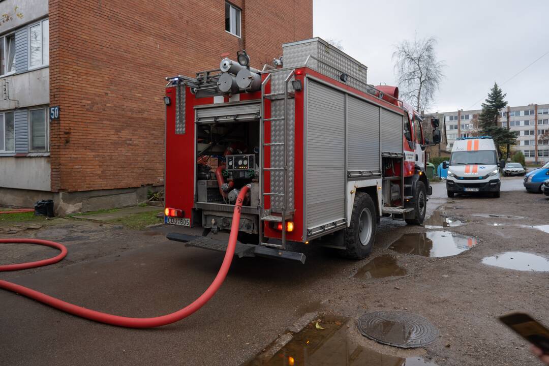 Žaliakalnyje esančiame bendrabutyje kilo gaisras