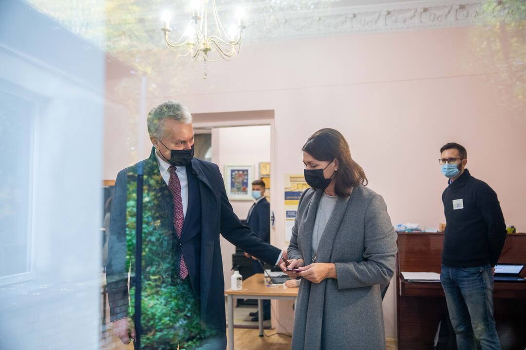 Seimo rinkimuose balsavęs prezidentas G. Nausėda tikisi dialogo tarp skirtingų politinių jėgų