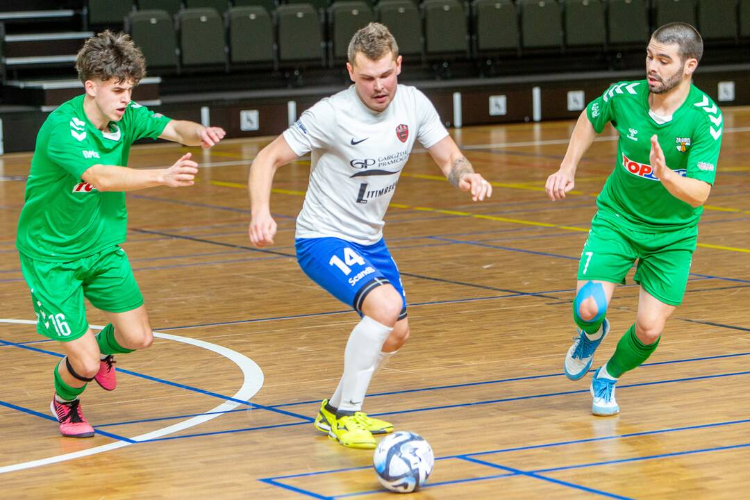 „K. Žalgiris“ – „Gargždų pramogos“ 11:0 | Futsalo A lyga