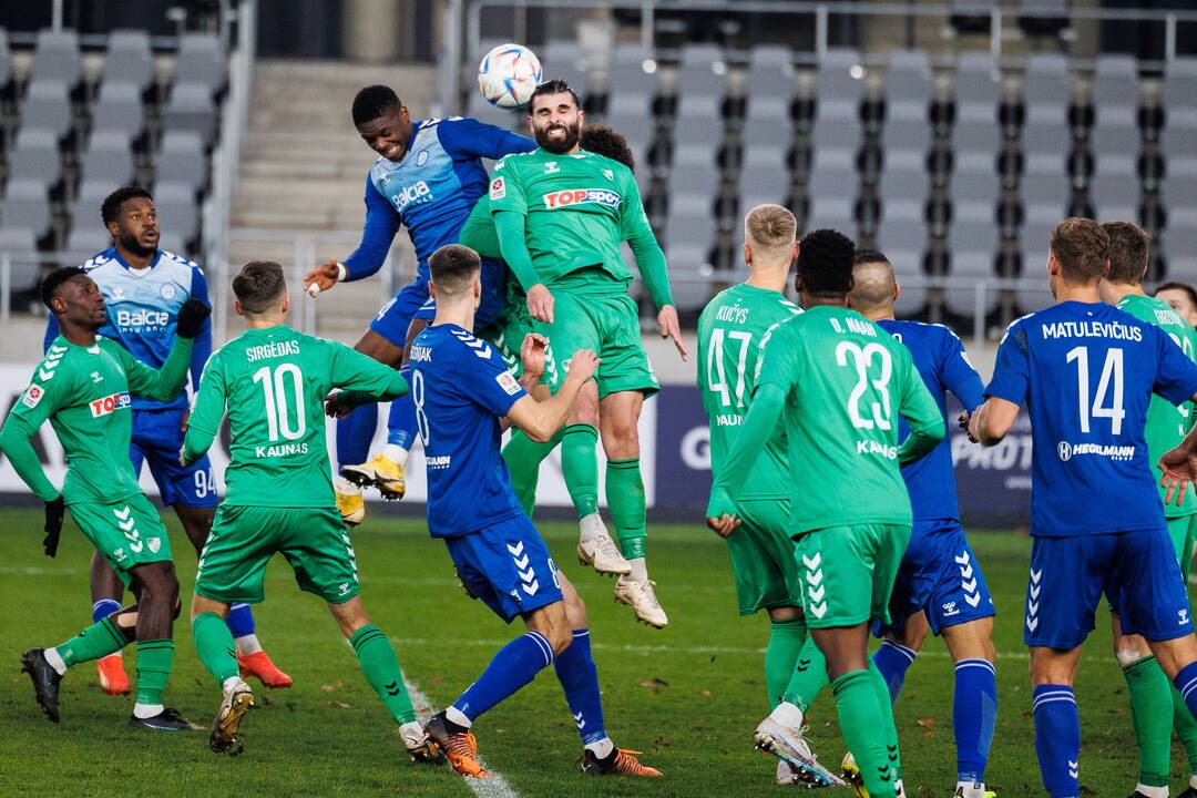 Paskutinės A lygos rungtynės: Kaune susitiko „Žalgiris“ ir „Hegelmann“