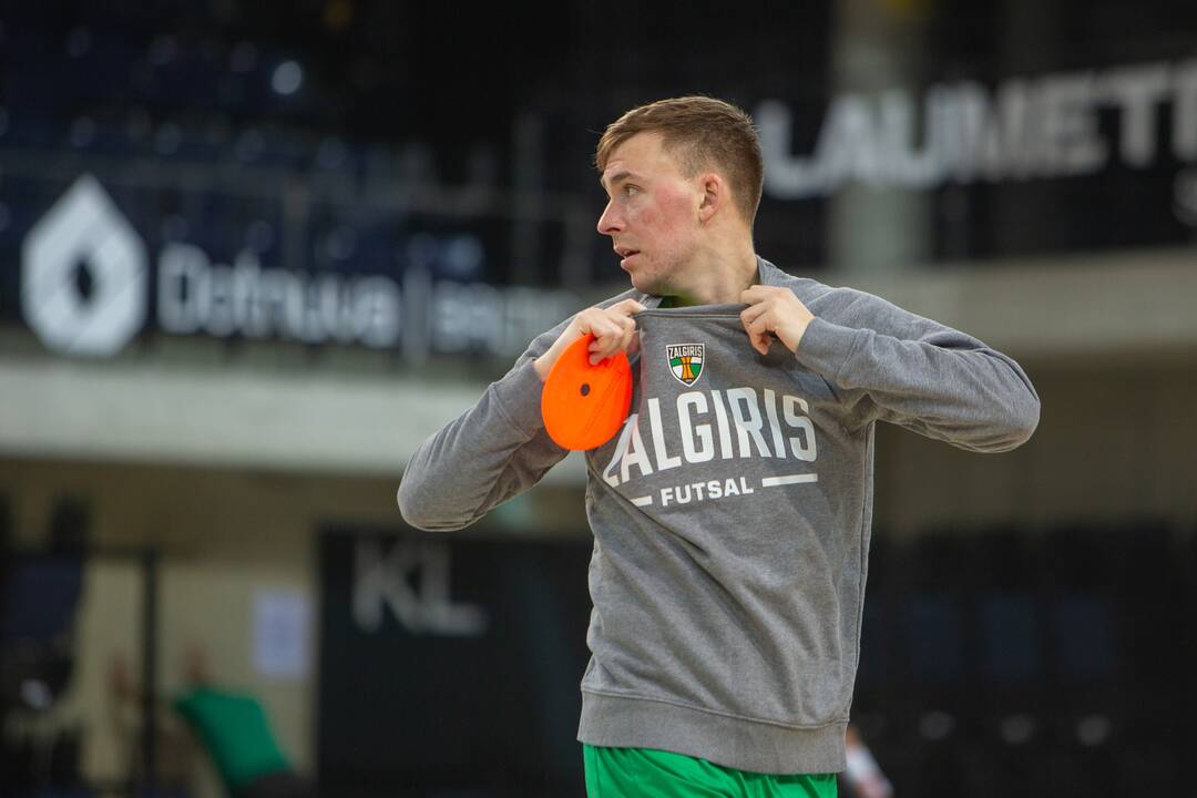 Salės futbolo A lyga: „Kėdainiai United“ – „K.Žalgiris“ 1:9