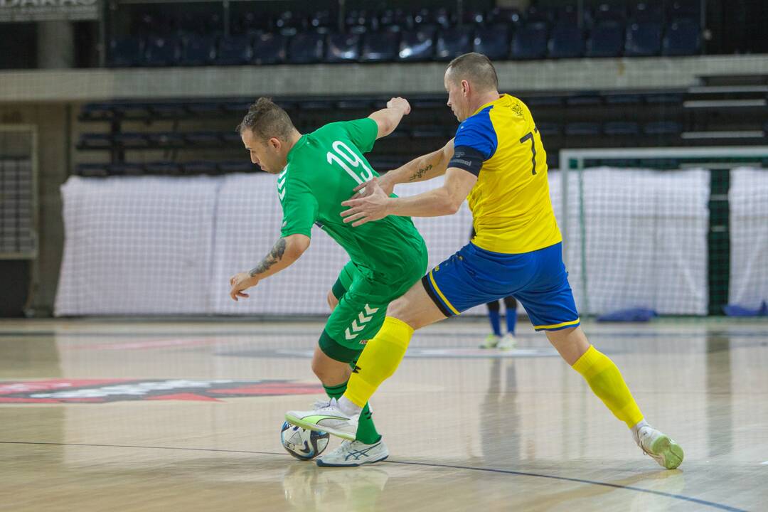 Salės futbolo A lyga: „Kėdainiai United“ – „K.Žalgiris“ 1:9