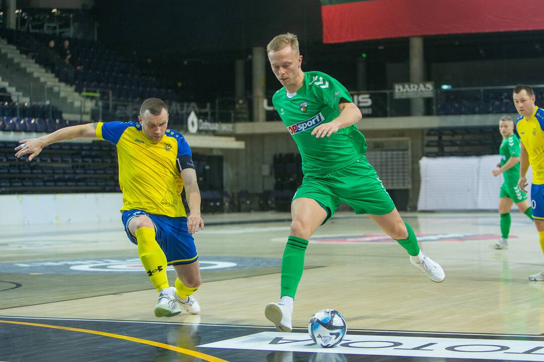 Salės futbolo A lyga: „Kėdainiai United“ – „K.Žalgiris“ 1:9