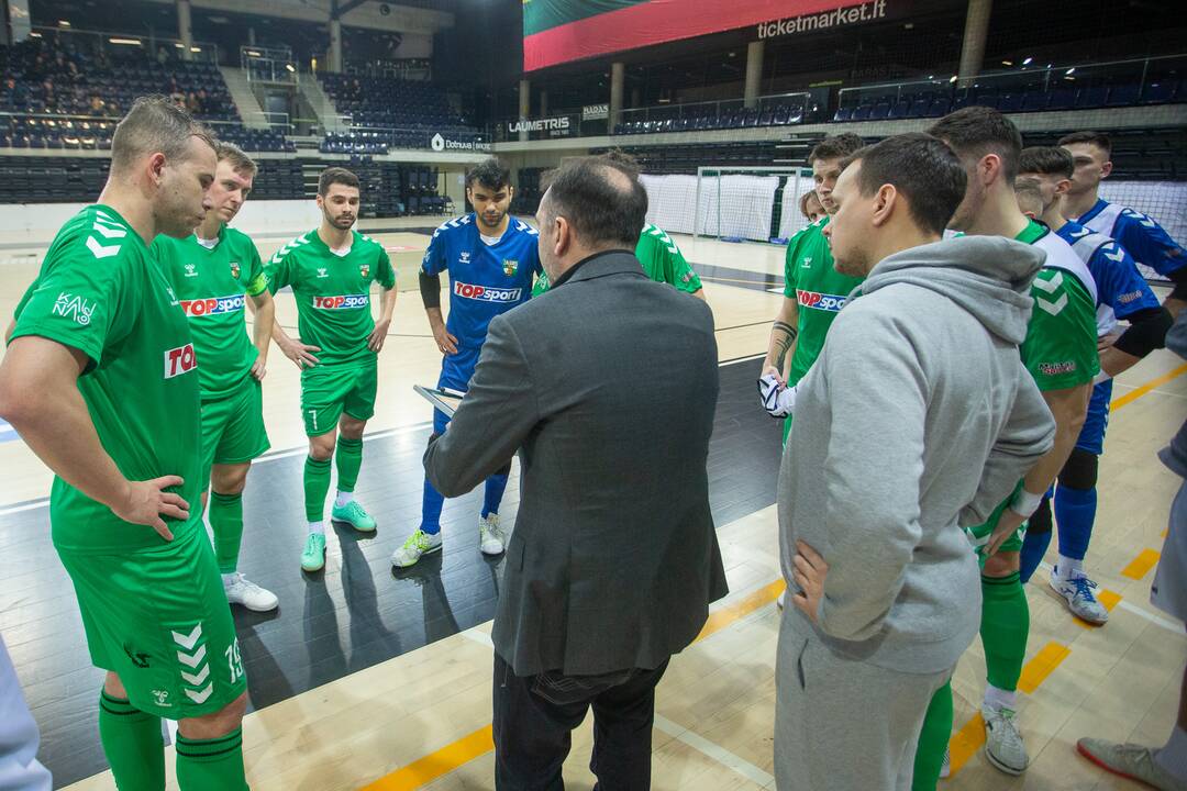 Salės futbolo A lyga: „Kėdainiai United“ – „K.Žalgiris“ 1:9