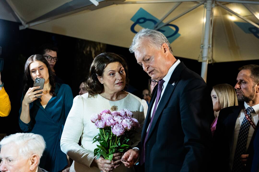 G. Nausėda atvyko į rinkimų štabą