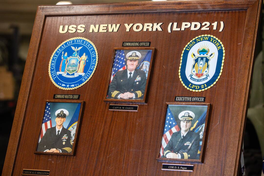  Ekskursija JAV karo laive „USS New York“