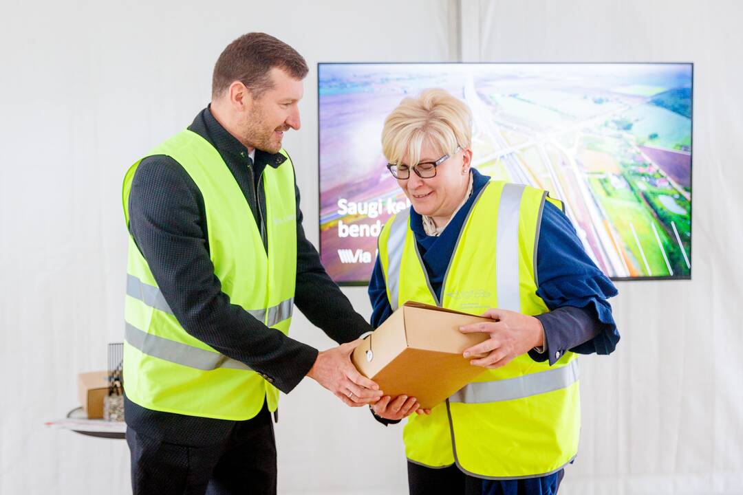 „Via Baltica“ ruožo nuo Marijampolės iki Lenkijos sienos atidarymo renginys