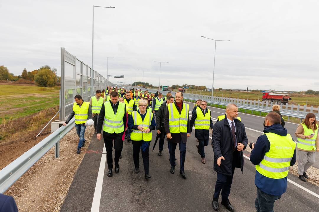 „Via Baltica“ ruožo nuo Marijampolės iki Lenkijos sienos atidarymo renginys