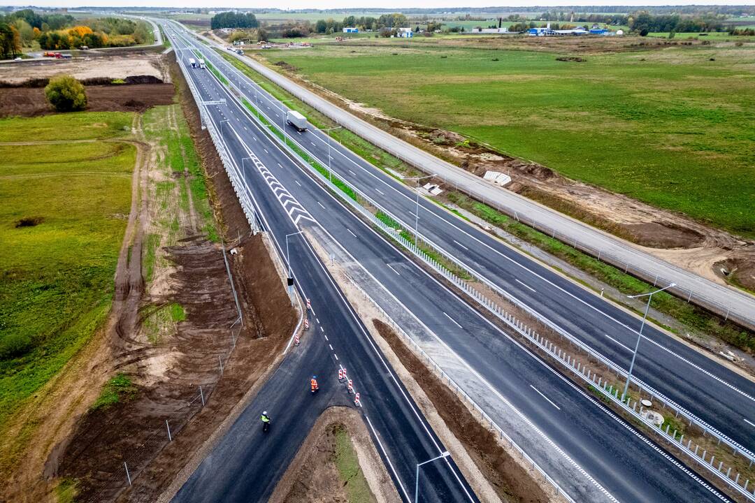 „Via Baltica“ ruožo nuo Marijampolės iki Lenkijos sienos atidarymo renginys