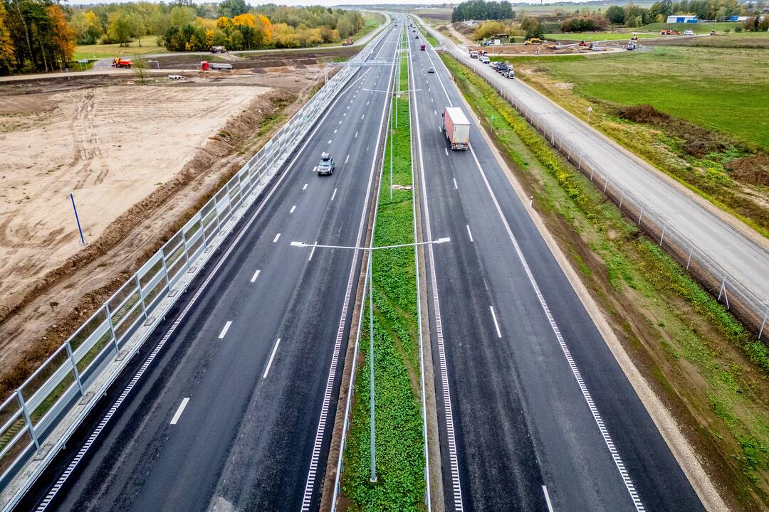 „Via Baltica“ ruožo nuo Marijampolės iki Lenkijos sienos atidarymo renginys