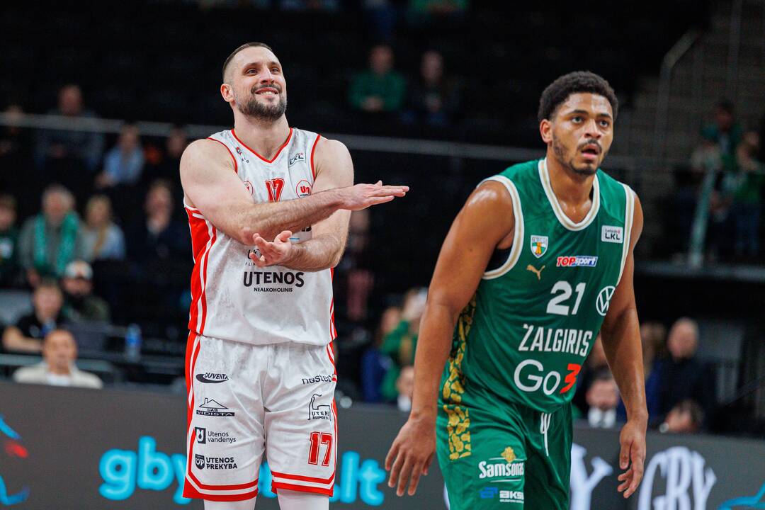LKL: Kaune susitiko Kauno „Žalgiris“ ir Utenos „Juventus“