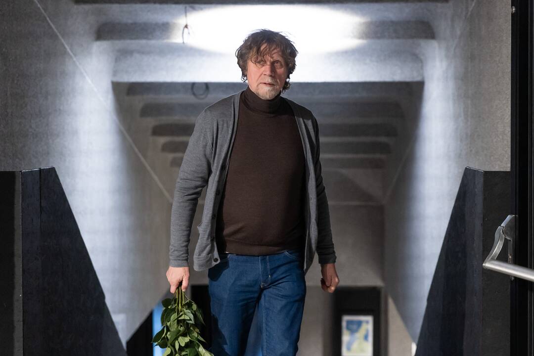 Atsisveikinimas su A. Kulikausku Keistuolių teatro scenoje