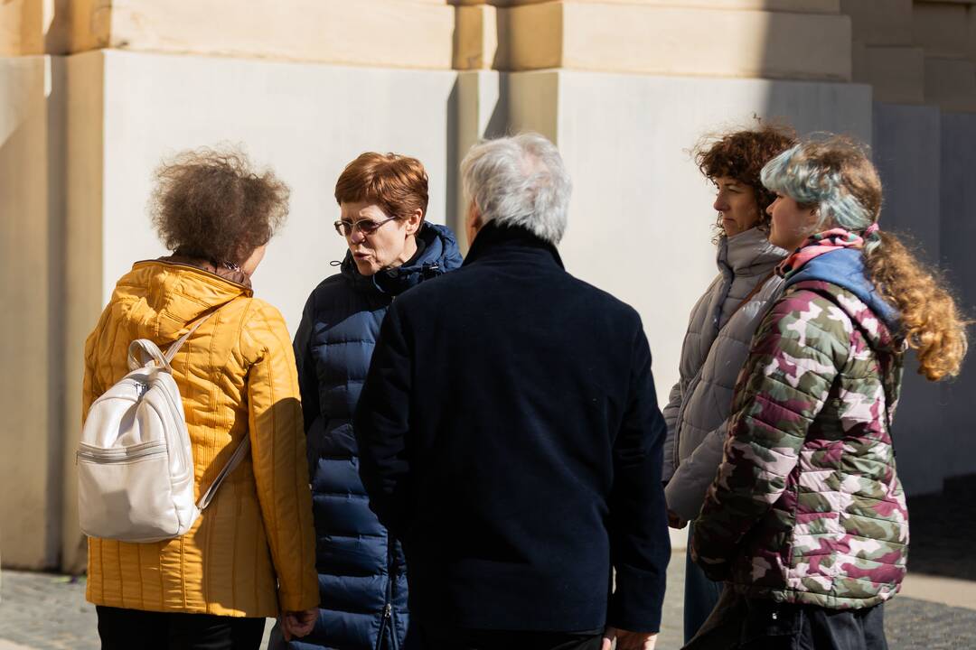 Vilniuje – atsisveikinimas su kunigu jėzuitu Antanu Saulaičiu
