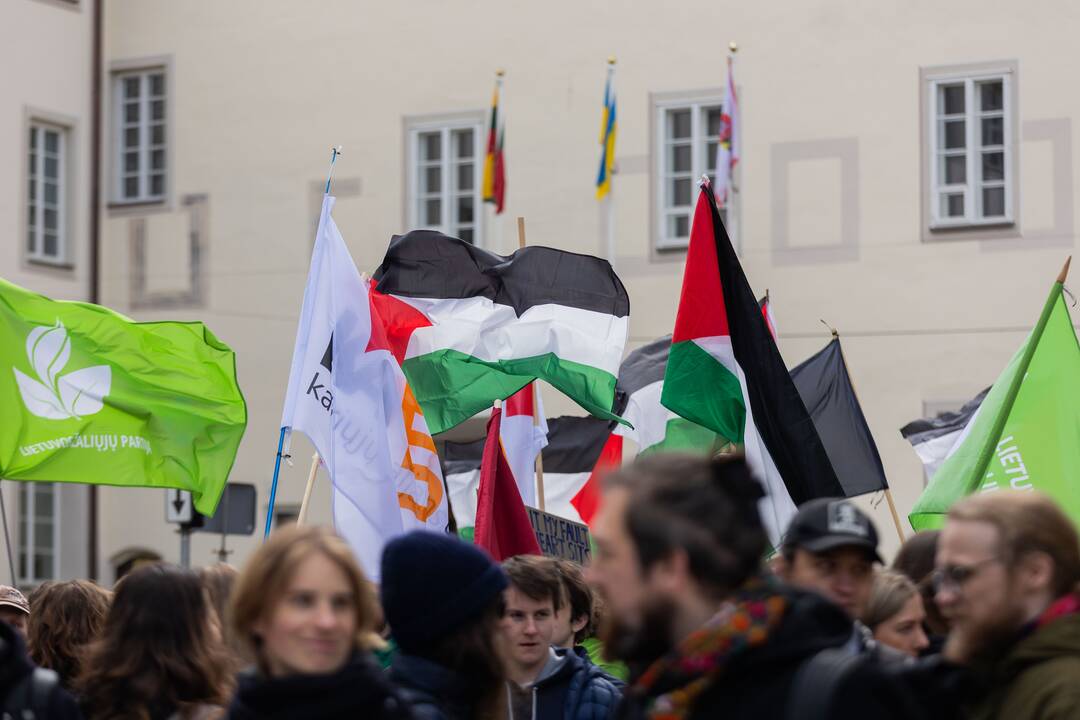 Profesinės sąjungos (G1PS) ir „KArtu – Kairiųjų Aljanso“ eitynės Vilniuje