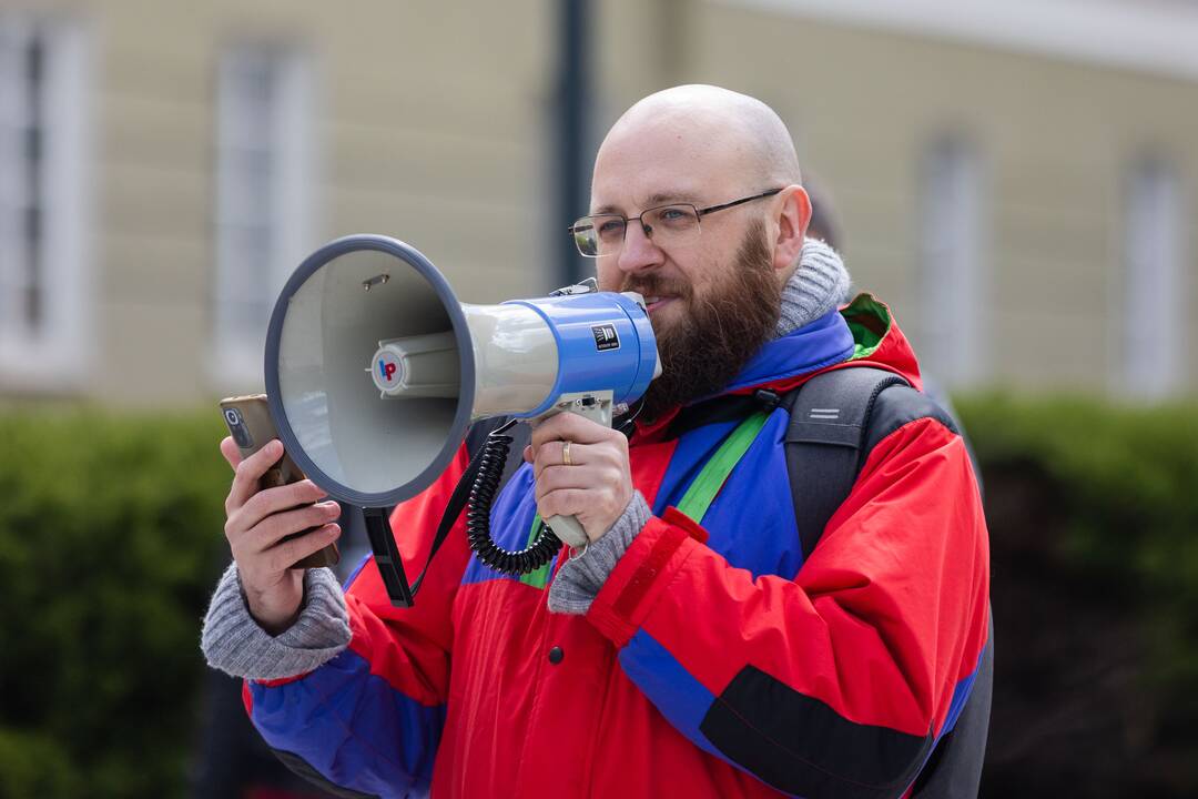 Profesinės sąjungos (G1PS) ir „KArtu – Kairiųjų Aljanso“ eitynės Vilniuje