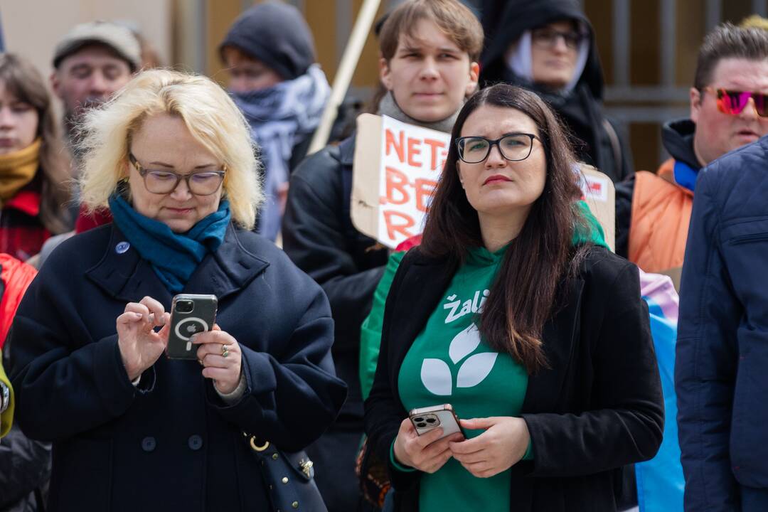 Profesinės sąjungos (G1PS) ir „KArtu – Kairiųjų Aljanso“ eitynės Vilniuje