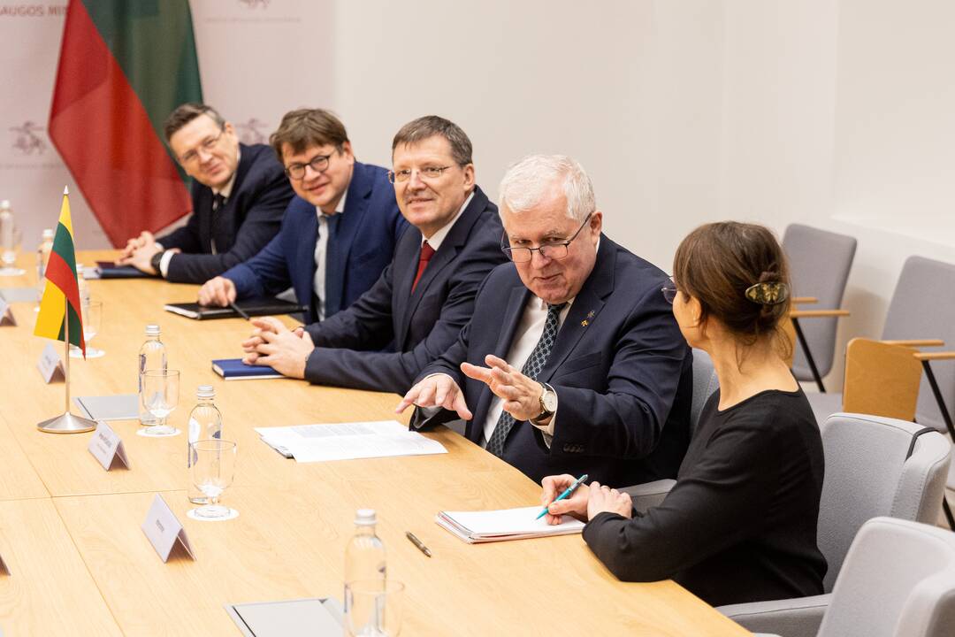 Susitikimas su Vokietijos gynybos ministru B. Pistoriusu