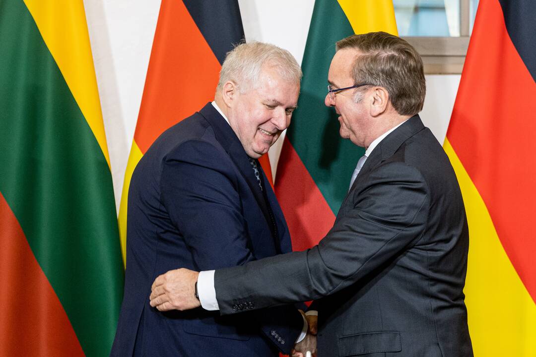 Susitikimas su Vokietijos gynybos ministru B. Pistoriusu