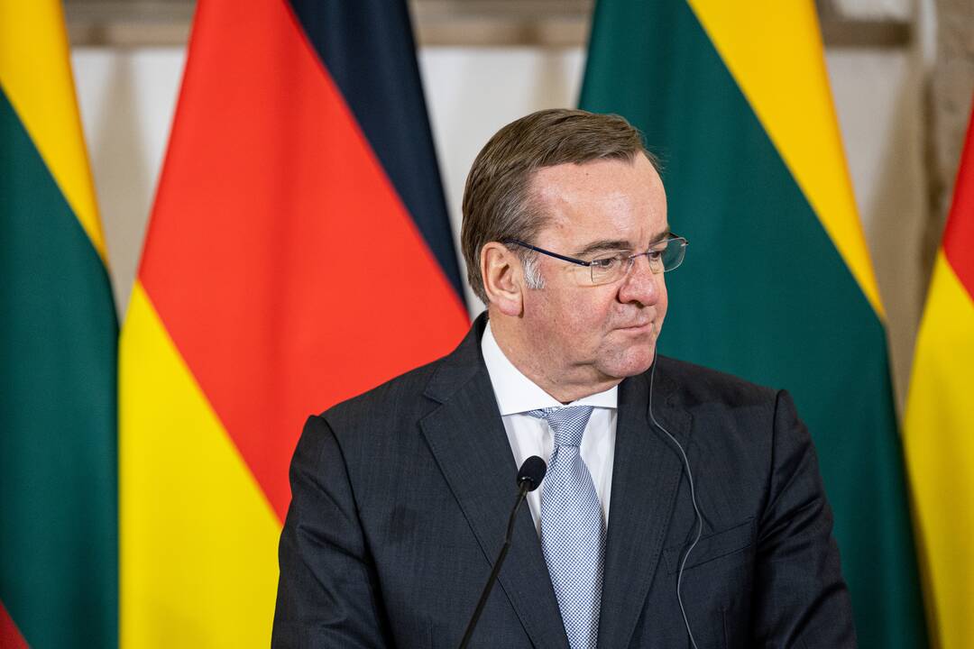 Susitikimas su Vokietijos gynybos ministru B. Pistoriusu