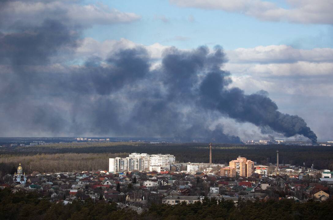 Karas toliau išbando Ukrainos stiprybę