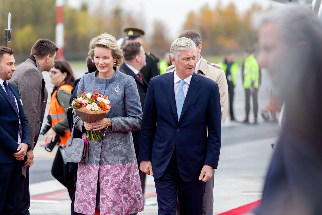 Į Lietuvą atvyko Belgijos karalius ir karalienė