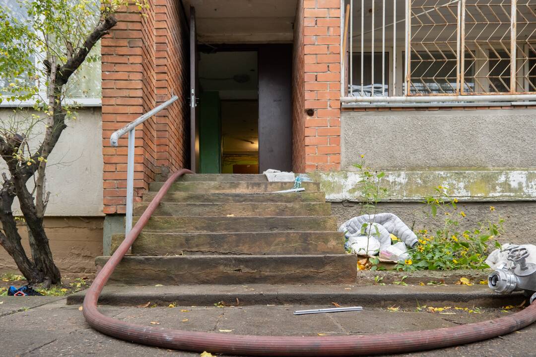 Žaliakalnyje esančiame bendrabutyje kilo gaisras