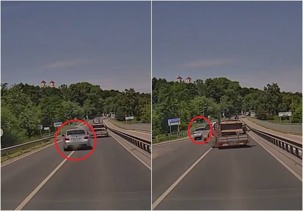 Po BMW manevro – susipliekė, kuris kaltas: priekyje važiuojantis irgi „geras“!