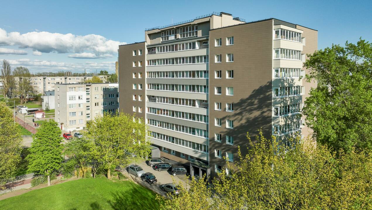 Daugiabutis po modernizacijos.