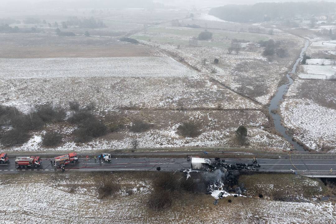 Avarija kelyje Vilnius–Šalčininkai