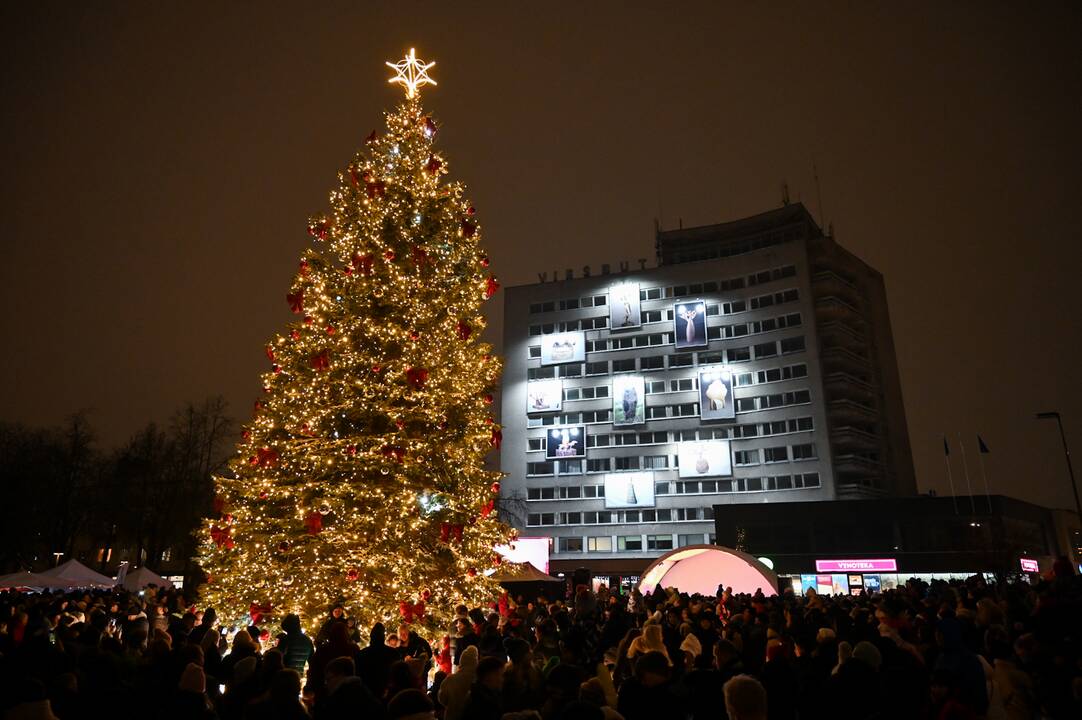 Panevėžio Kalėdų eglės įžiebimas 2023