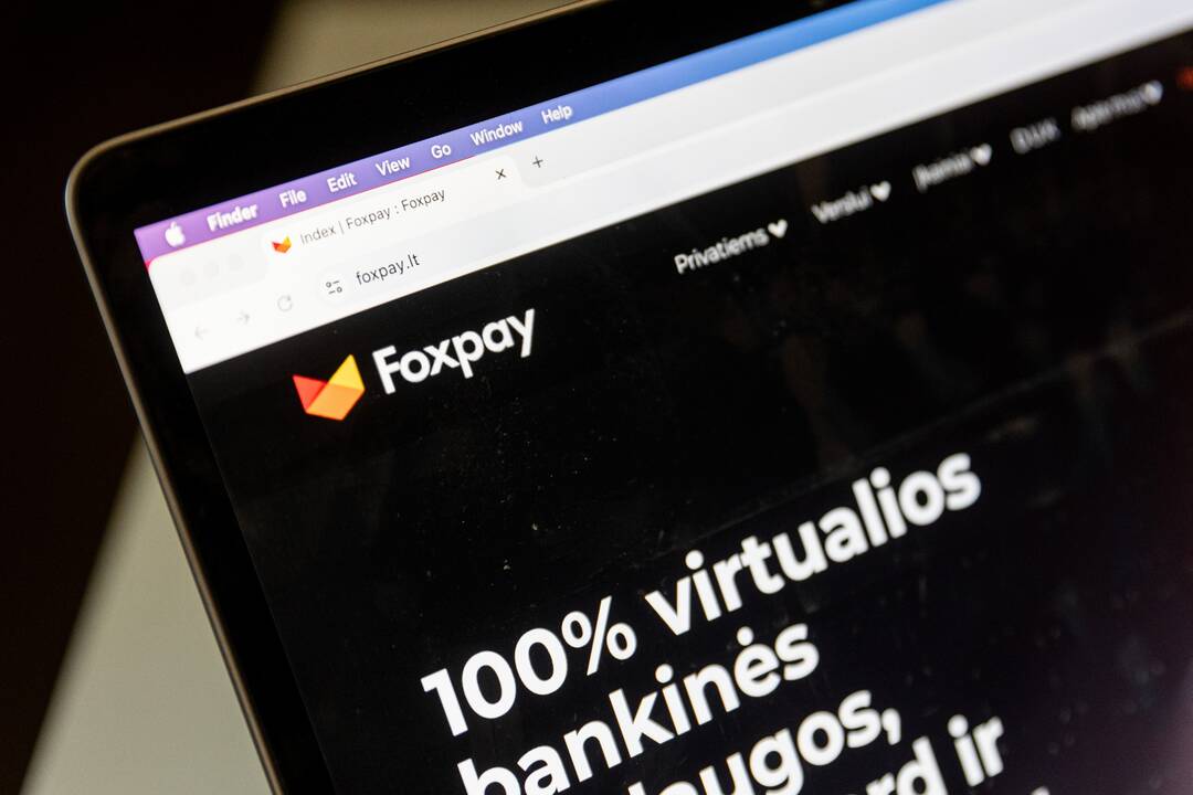 Teismas: „Foxpay“ turi sumokėti 12,6 tūkst. eurų baudą Registrų centrui