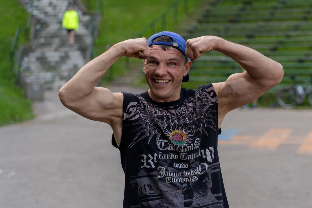 Tradicija: jau šeštą vasarą Dainų slėnyje sporto entuziastus suvienija bokso specialistai.